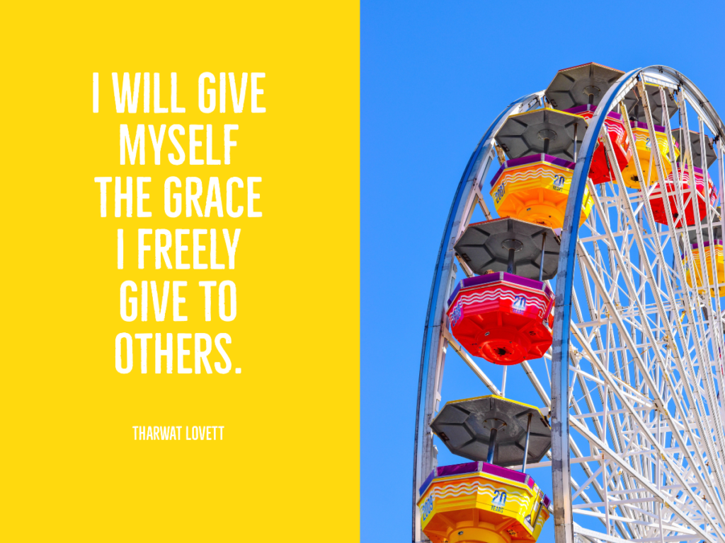 Give yourself grace. Learn how with Tharwat Lovett.